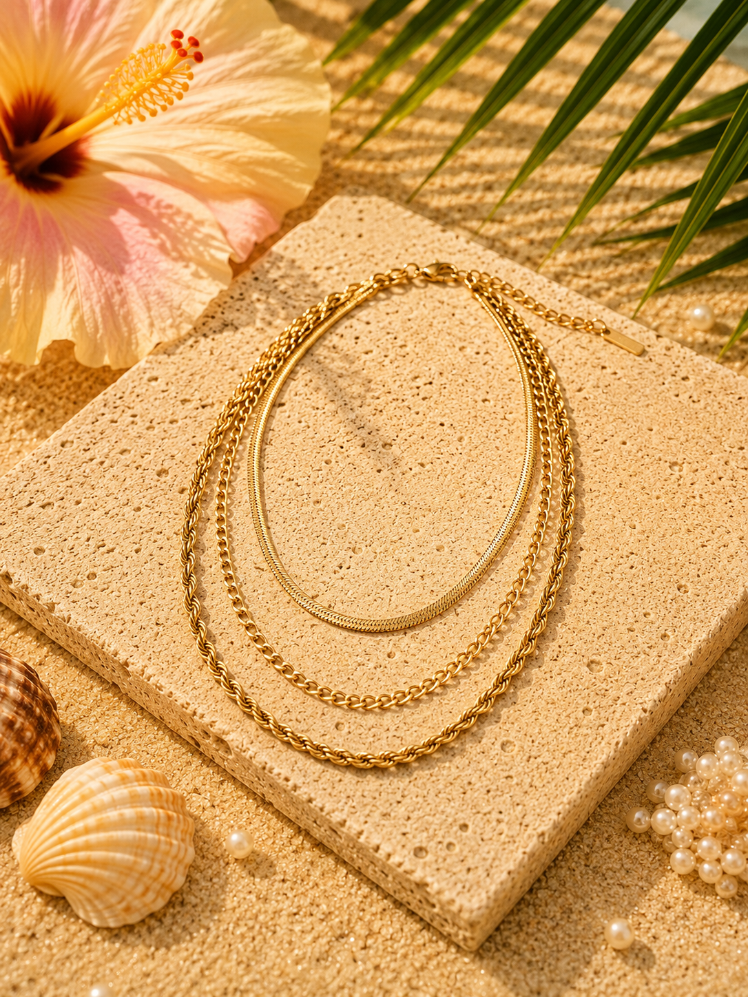Collier triple Rang MARISA