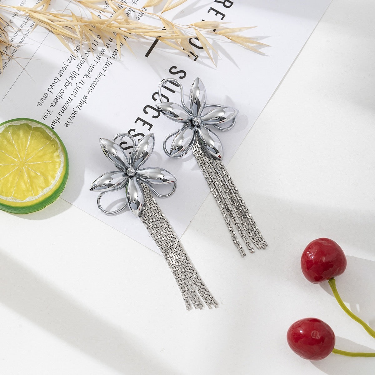 Boucles d'oreilles FLORAISON