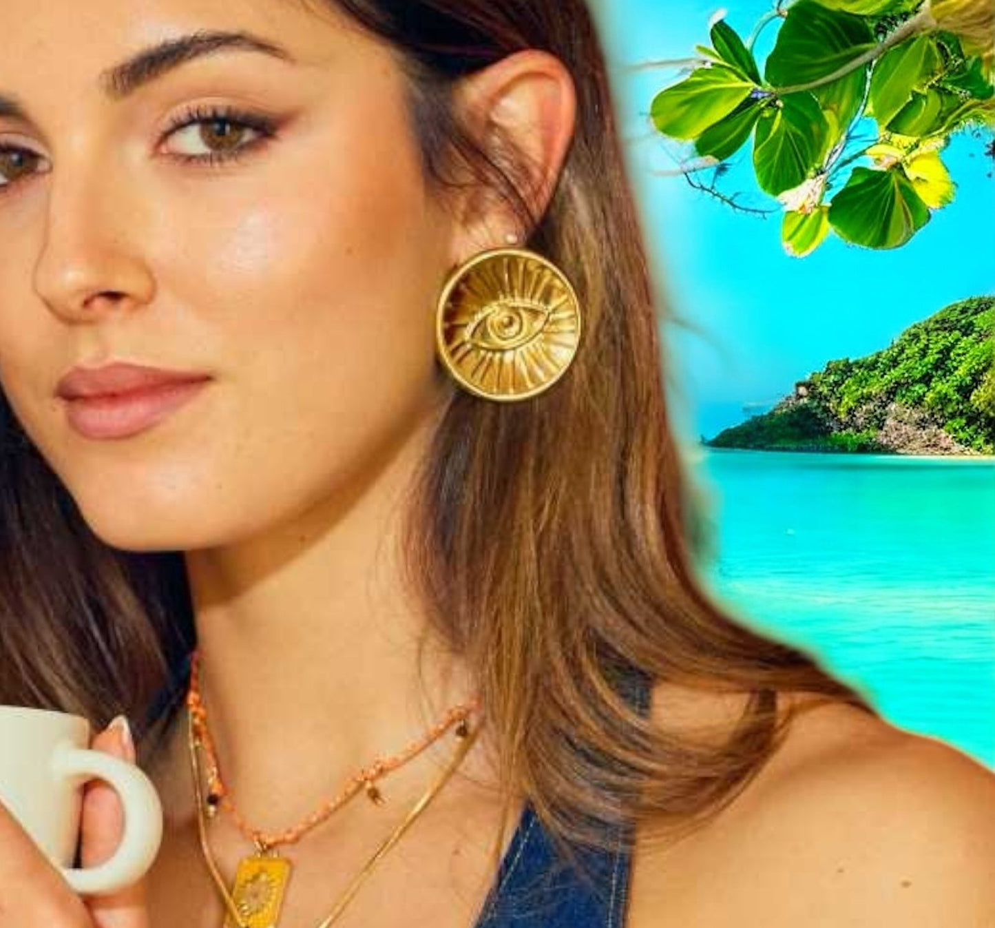 Boucles d'oreilles OEIL d'OR