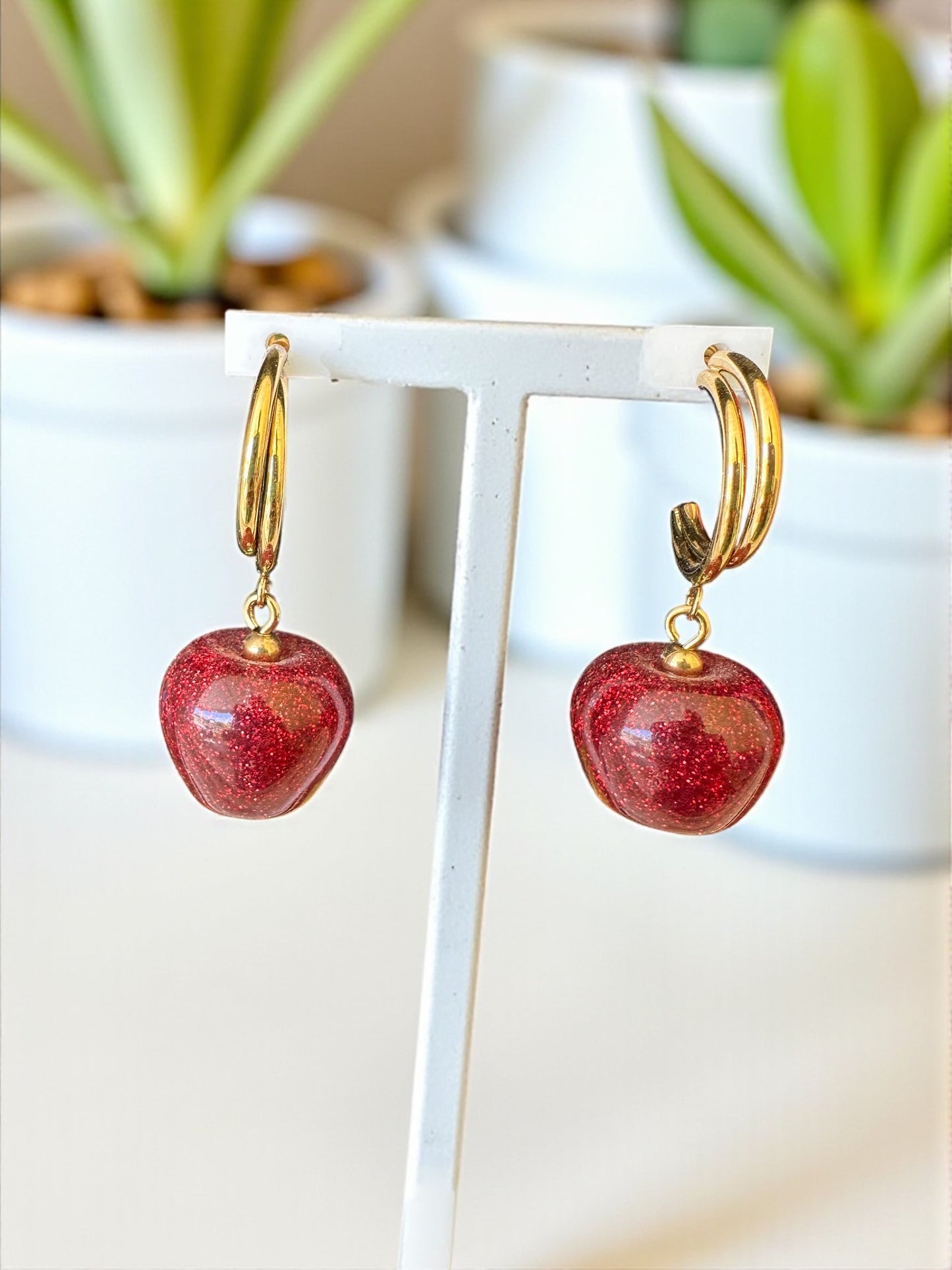 Boucles d'oreilles GROSEILLE