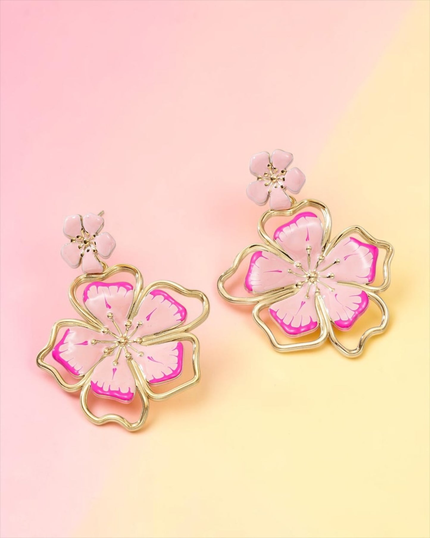 Boucles d'oreilles HIBISCUS