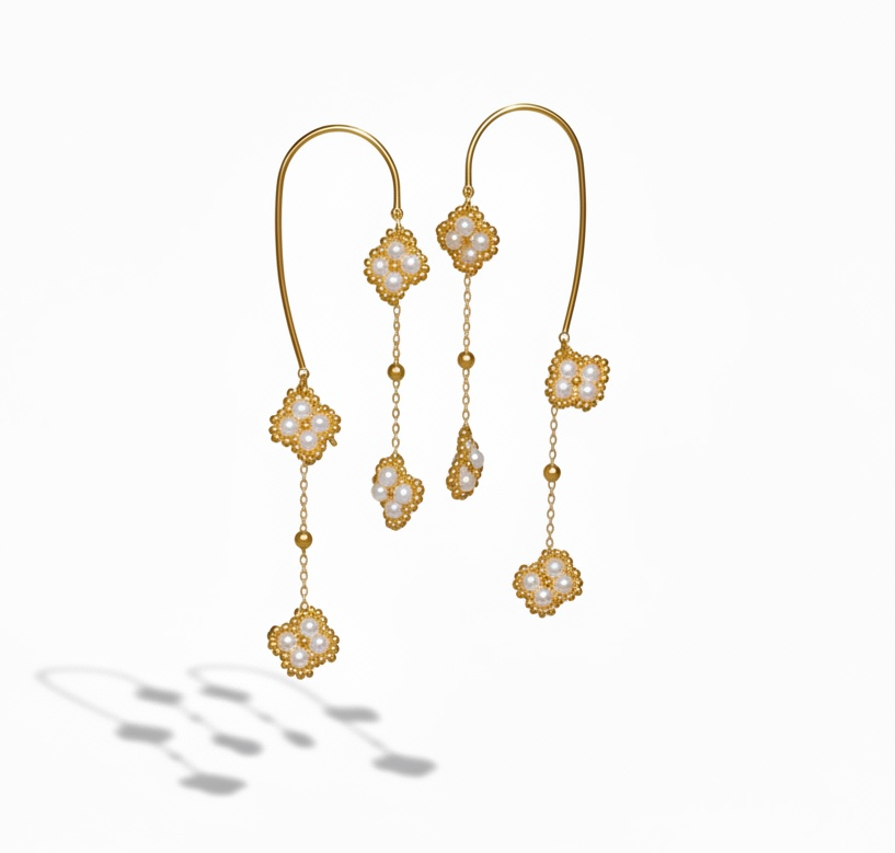 Boucles d'oreilles WHITE