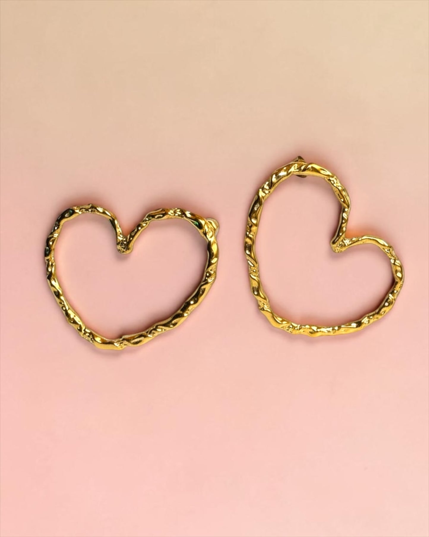 Boucles d'oreilles COEUR EBENE