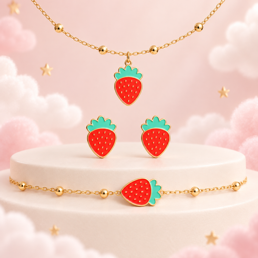 Parure KIDS A LA FRAISE