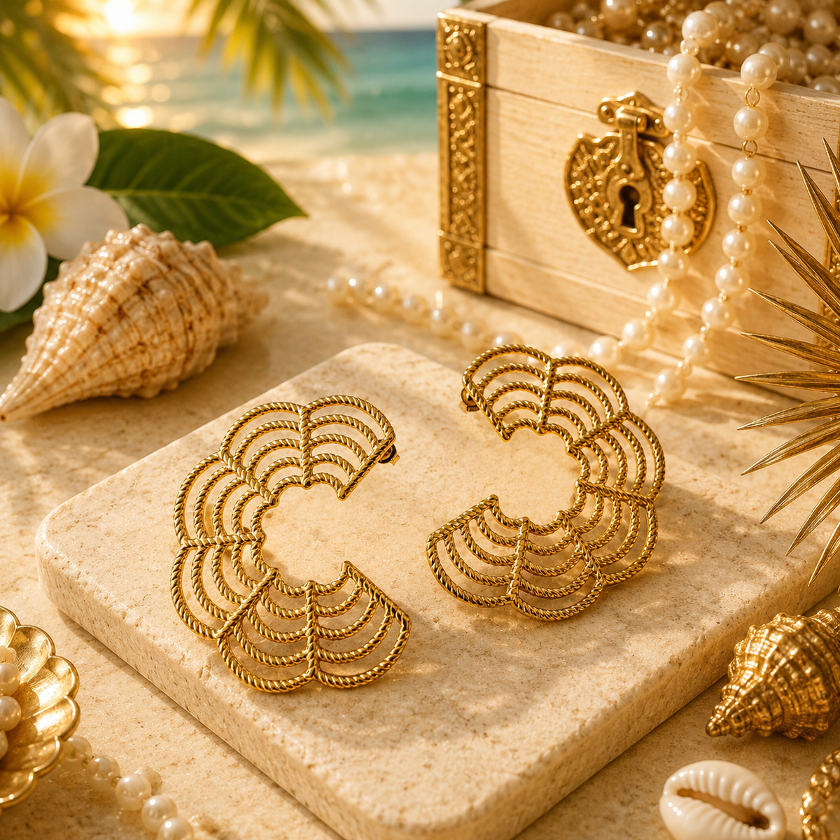 Boucles d'oreilles TOILE D'ANES