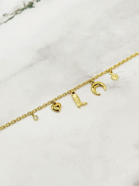 Chaine de Cheville BLUES