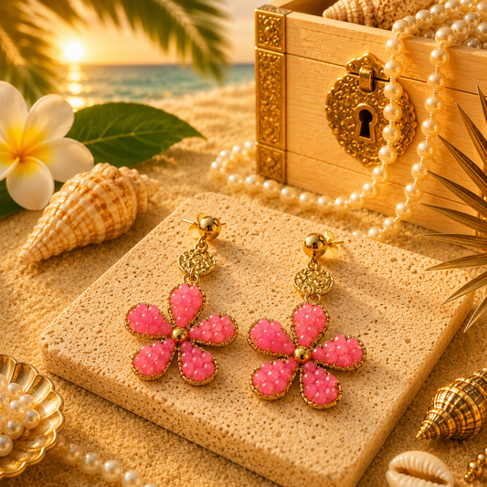 Boucles d'oreilles PERLES DES ILES
