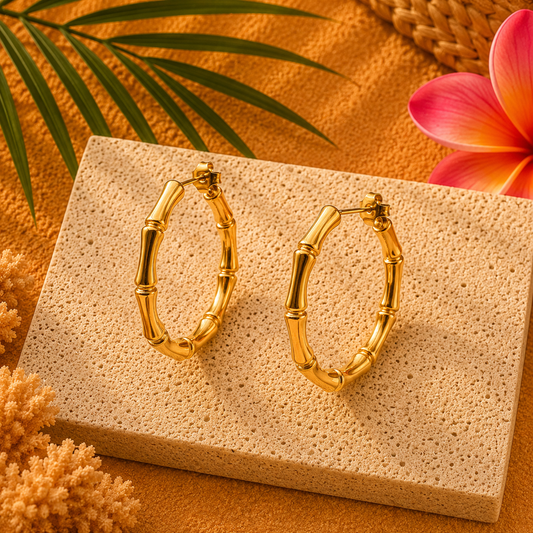 Boucles Créoles BAMBOU