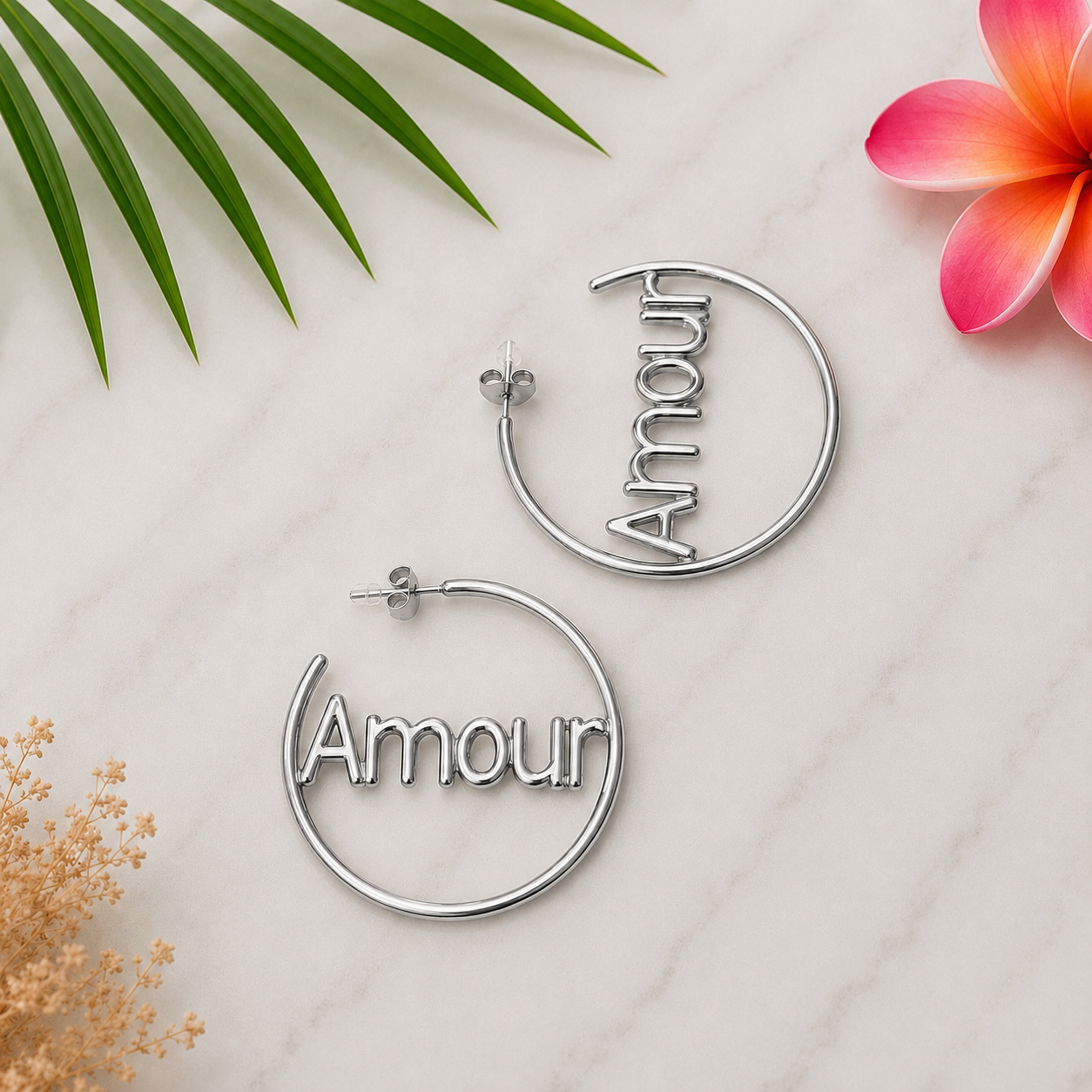 Boucles Créoles AMOUR INFINI