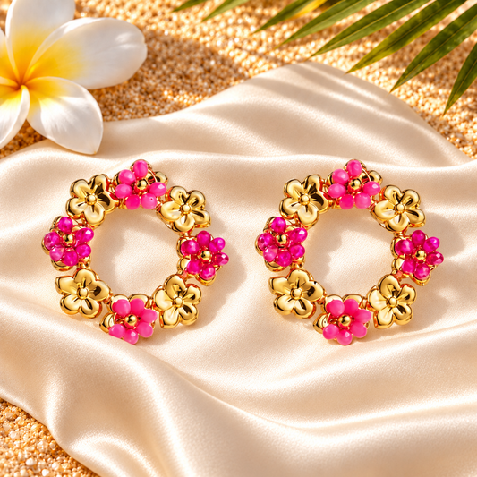 Boucles d'oreilles LILAS
