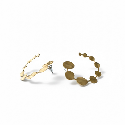 boucles d'oreilles CHROME