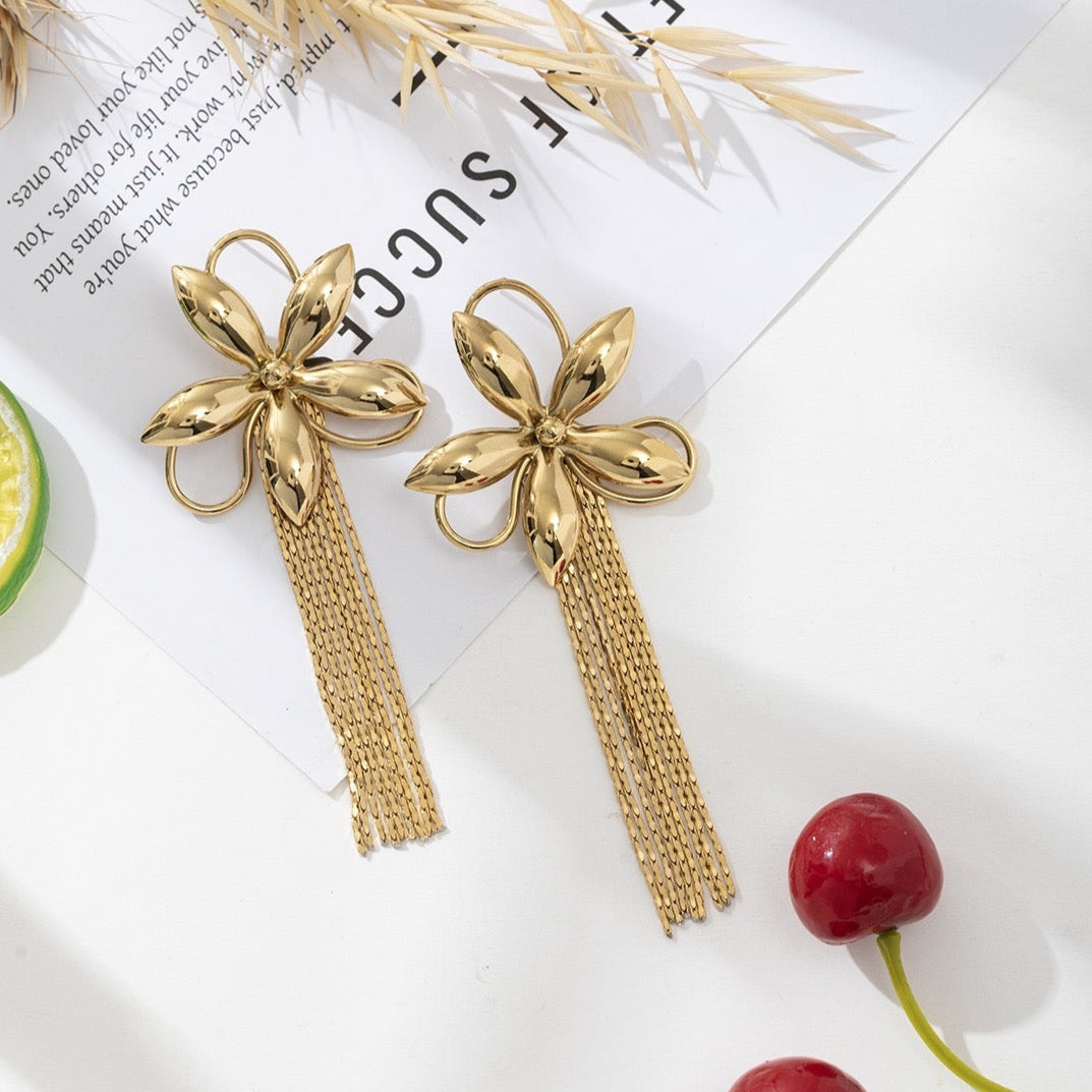 Boucles d'oreilles FLORAISON