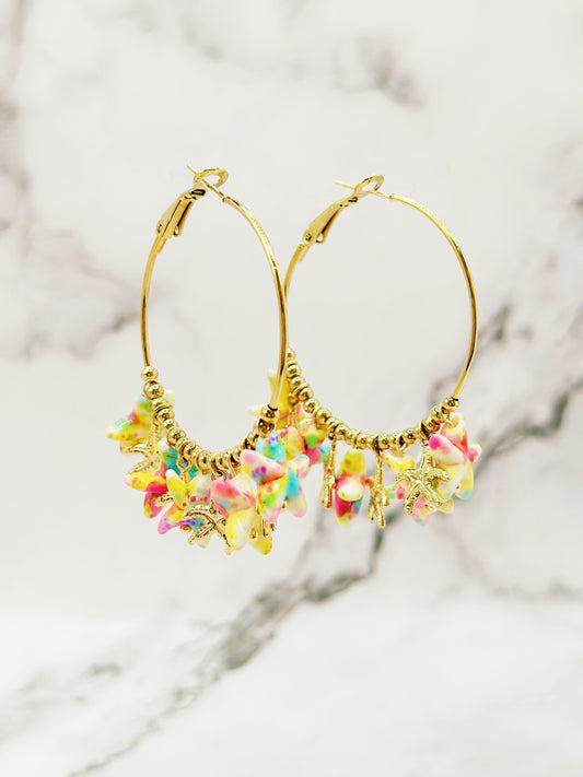 Boucles d'oreilles EVASION TROPICALE