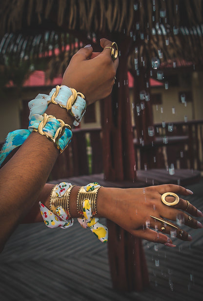 Bracelet Jonc Foulard SUNSHINE