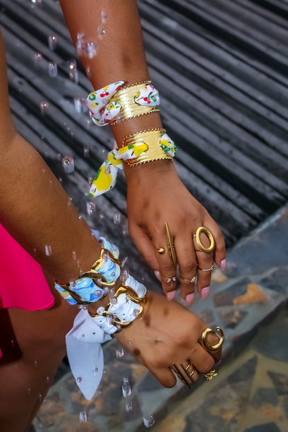 Bracelet Jonc Foulard SUNSHINE