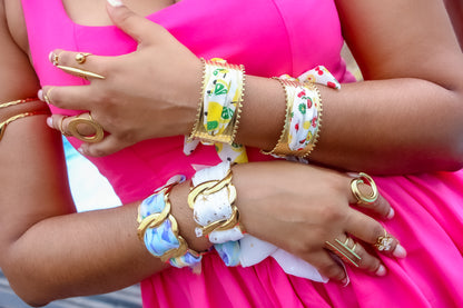 Bracelet Jonc Foulard SUNSHINE