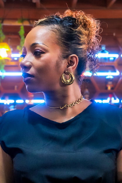 Boucles d'oreilles LUNE