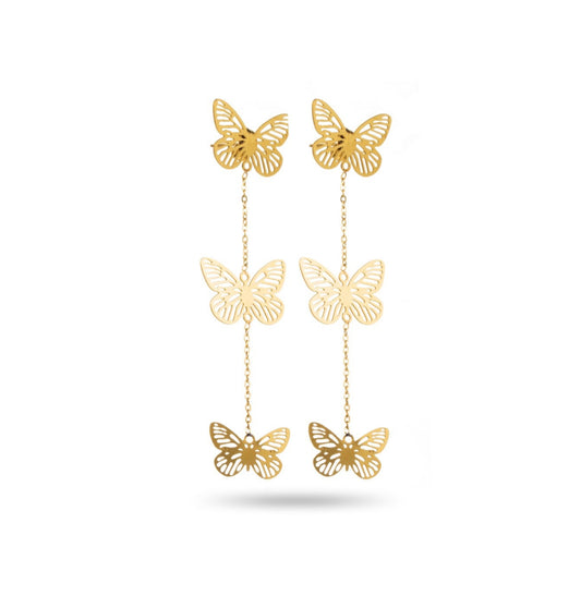 Boucles d'oreilles BUTTERFLY