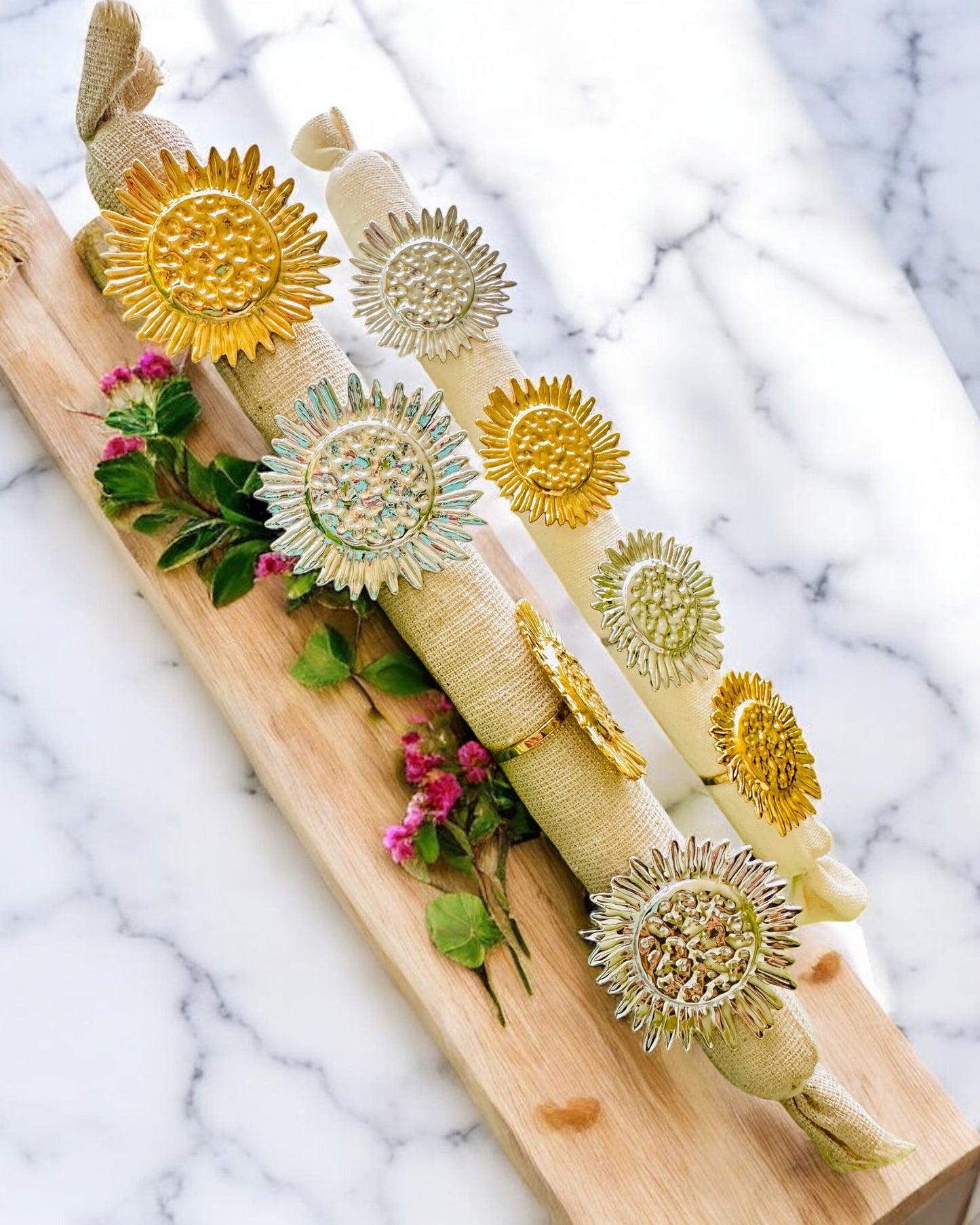 BAGUE TOURNESOL