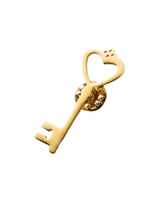 Broche CLEF du BONHEUR ( pins )