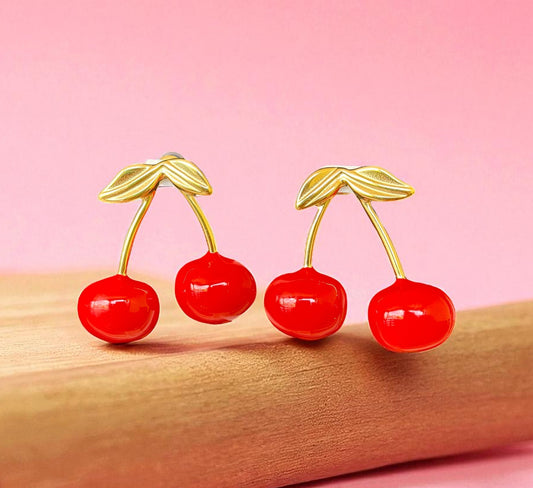 Boucles d'oreilles CERISIER