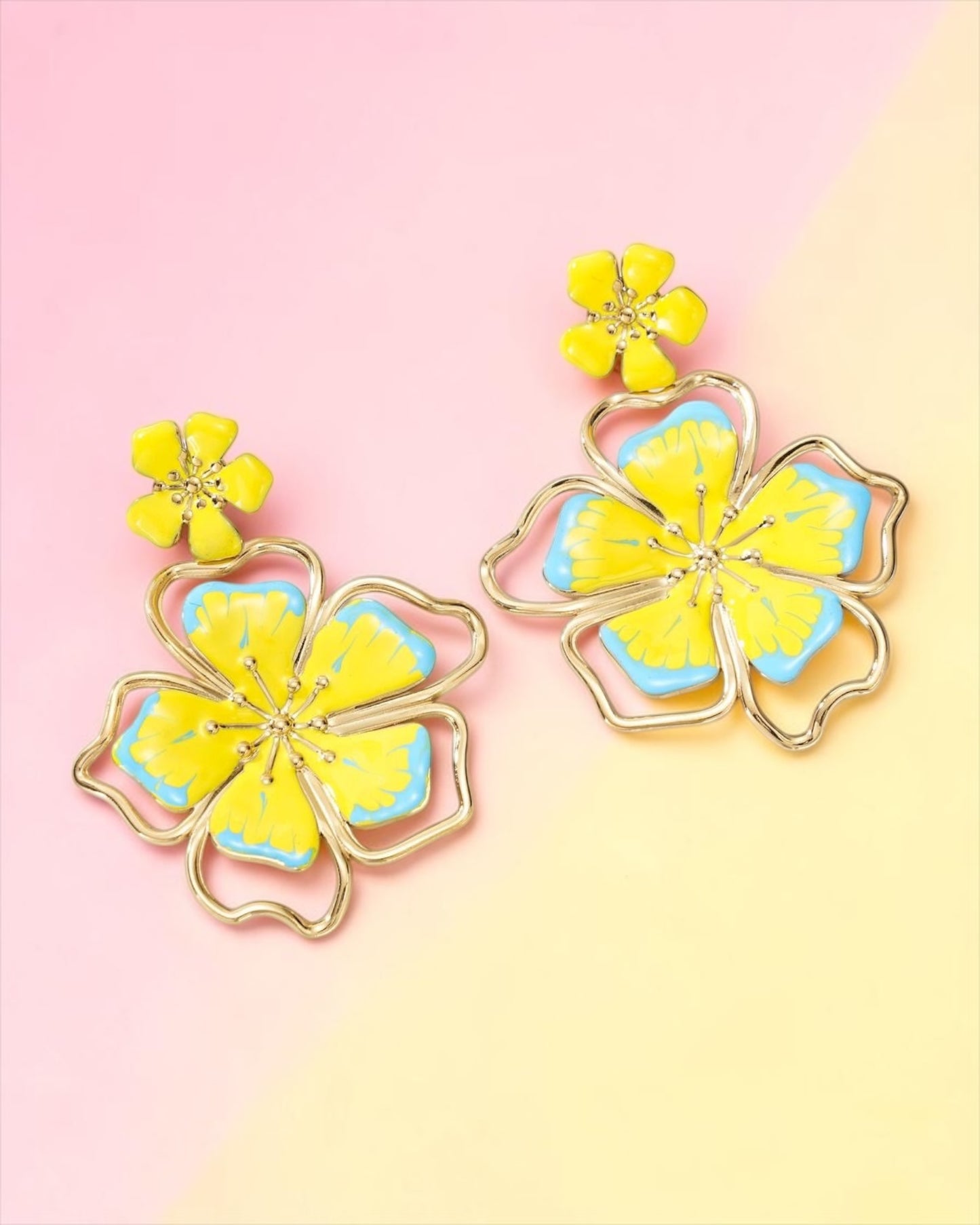 Boucles d'oreilles HIBISCUS