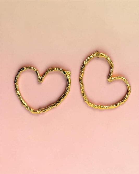 Boucles d'oreilles COEUR EBENE