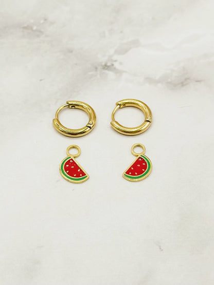 Boucles KIDS Pastèque 🍉