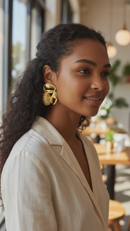 Boucles d'oreilles POM POM